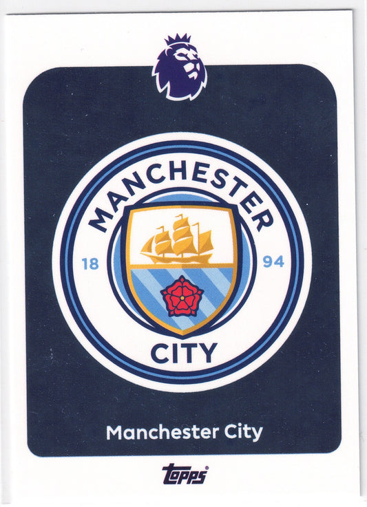 2025-26 Topps Premier League #181 Manchester City Logo