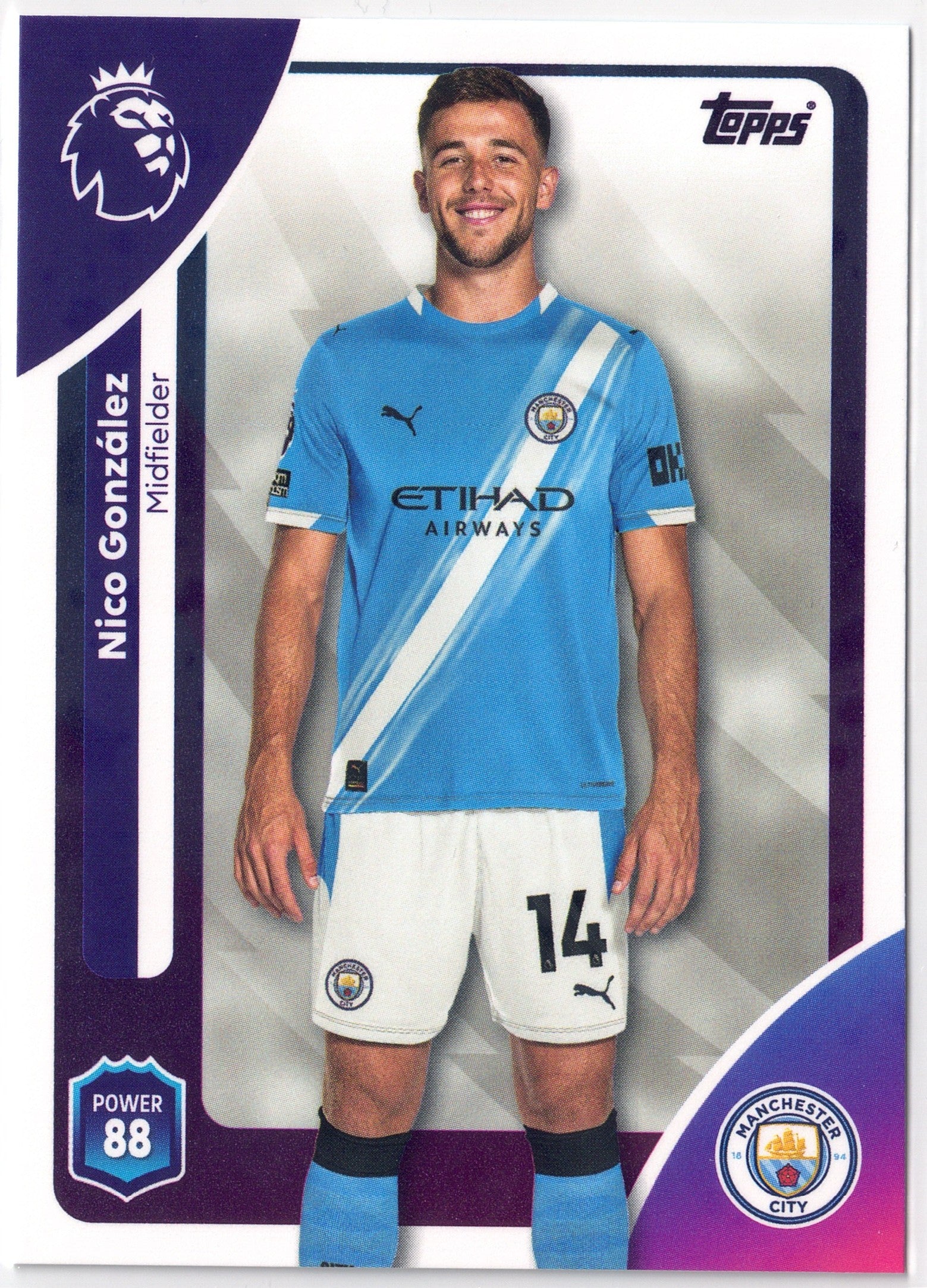 2025-26 Topps Premier League #187 Nico Gonzalez