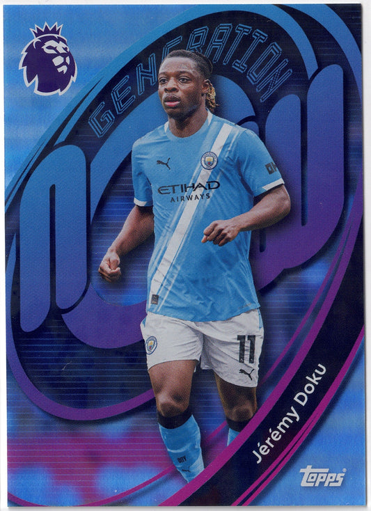 2025-26 Topps Premier League #196 Jeremy Doku Generation Now