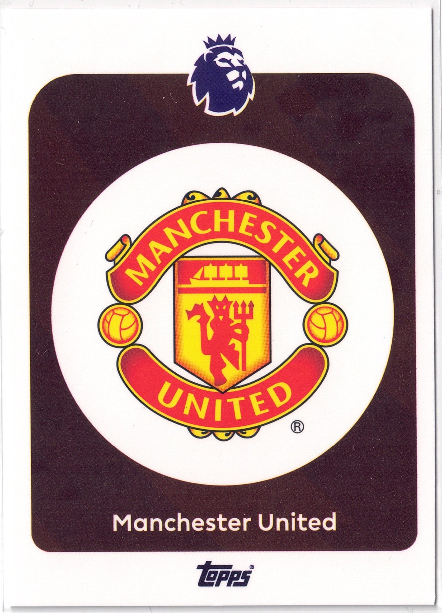 2025-26 Topps Premier League #199 Manchester United Logo