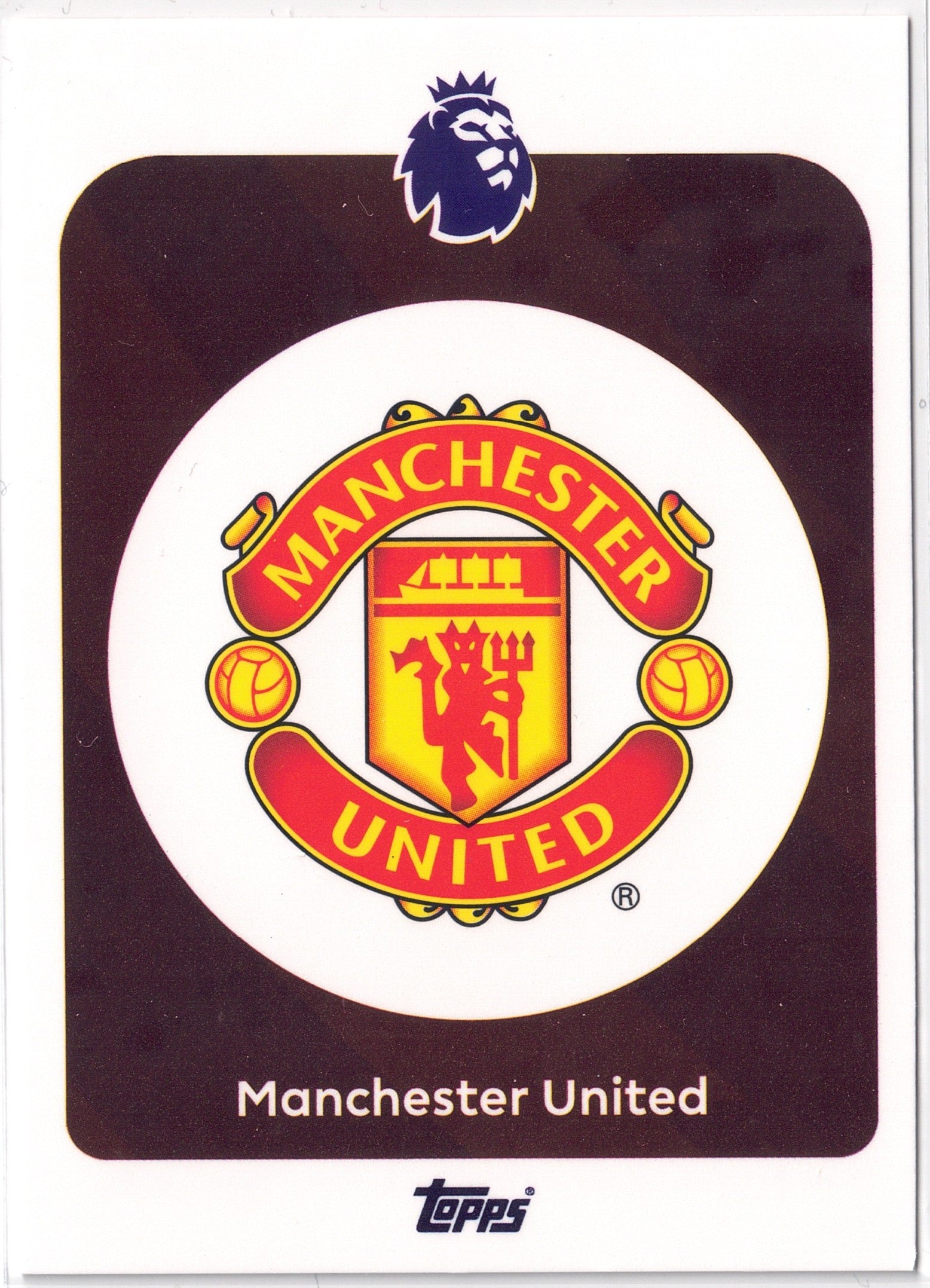 2025-26 Topps Premier League #199 Manchester United Logo