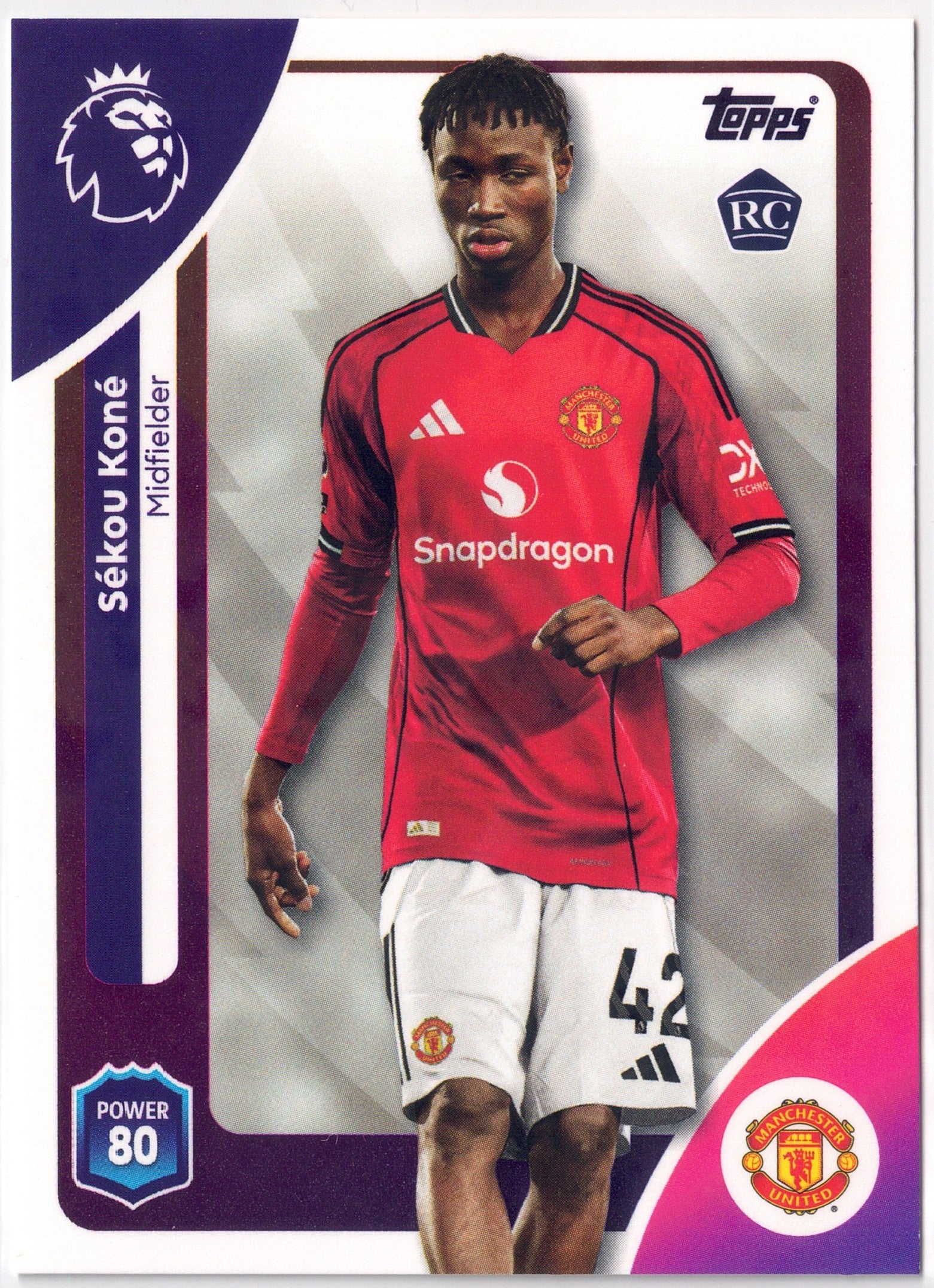 2025-26 Topps Premier League #205 Sekou Kone RC