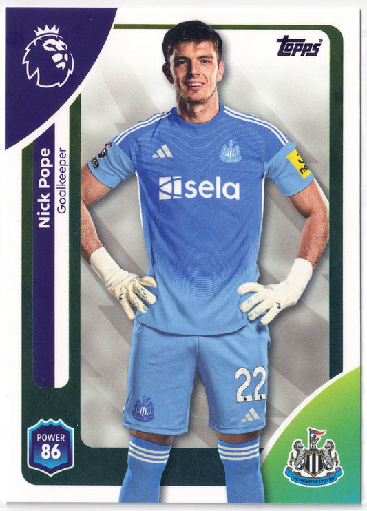 2025-26 Topps Premier League #218 Nick Pope