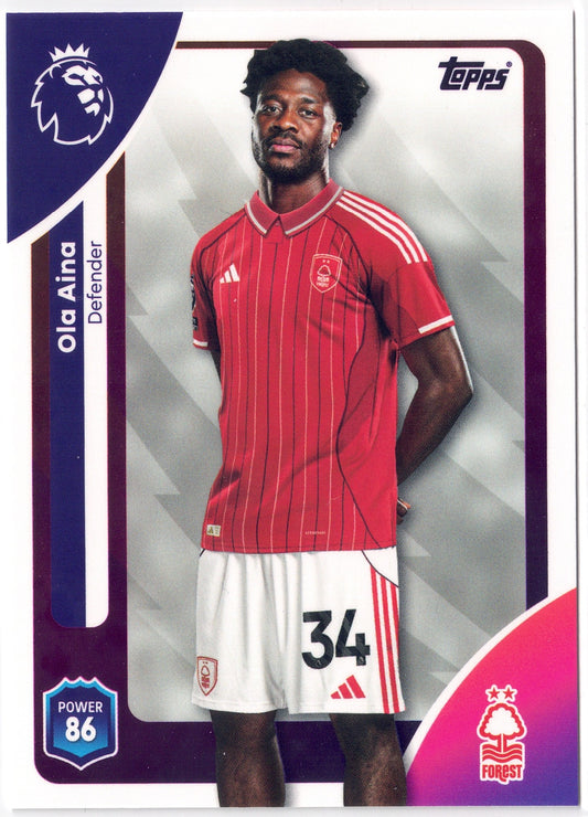 2025-26 Topps Premier League #238 Ola Aina