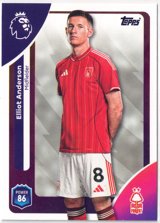 2025-26 Topps Premier League #244 Elliot Anderson