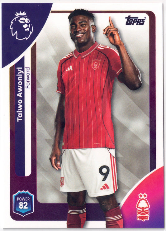 2025-26 Topps Premier League #248 Taiwo Awoniyi