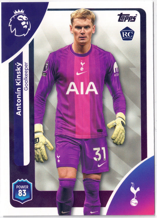 2025-26 Topps Premier League #254 Antonin Kinsky RC