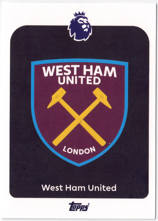 2025-26 Topps Premier League #271 West Ham United Logo