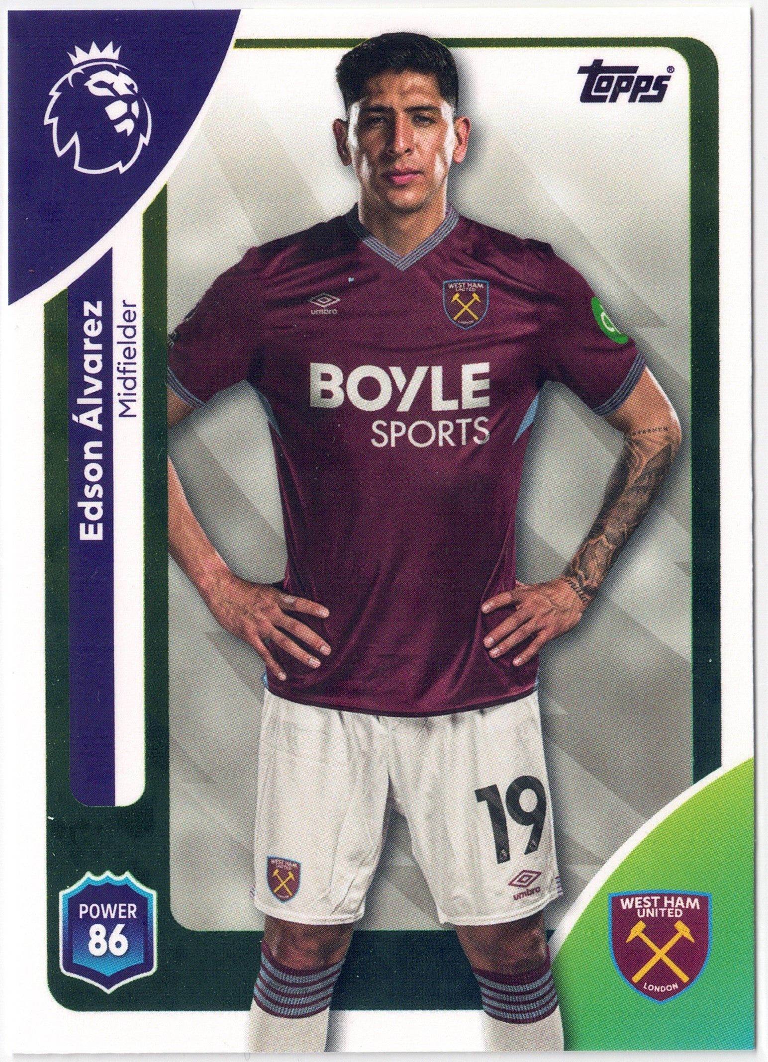 2025-26 Topps Premier League #279 Edson Alvarez