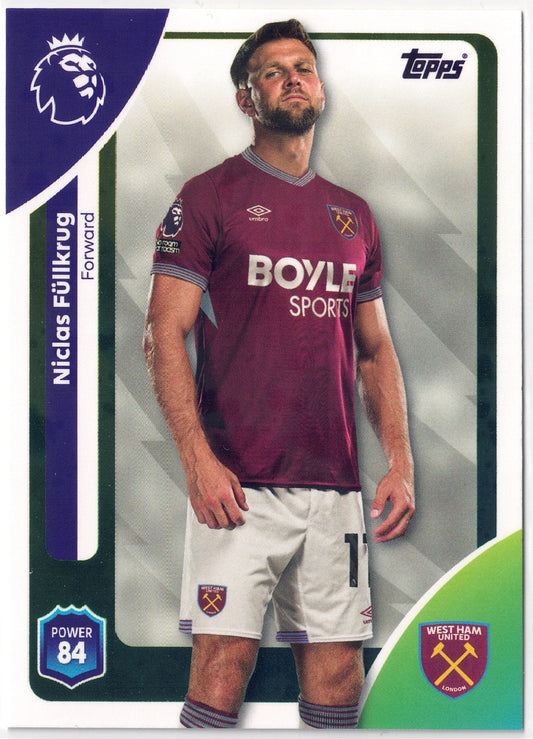 2025-26 Topps Premier League #282 Niclas Füllkrug