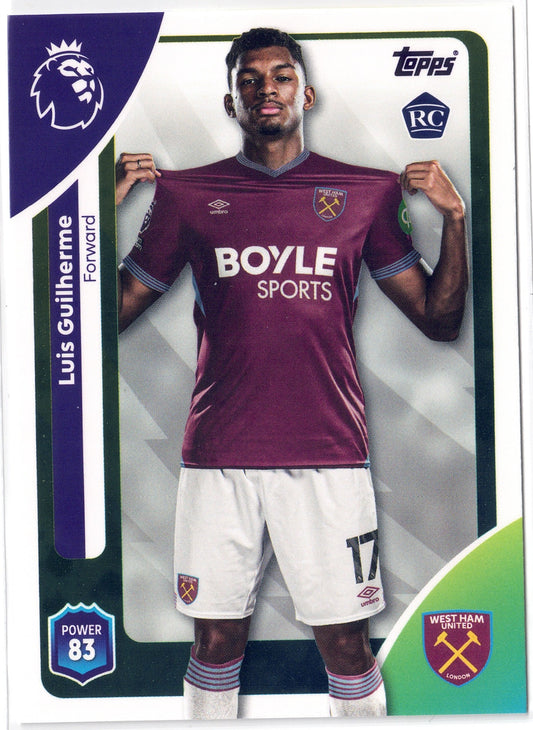2025-26 Topps Premier League #285 Luis Guilherme RC