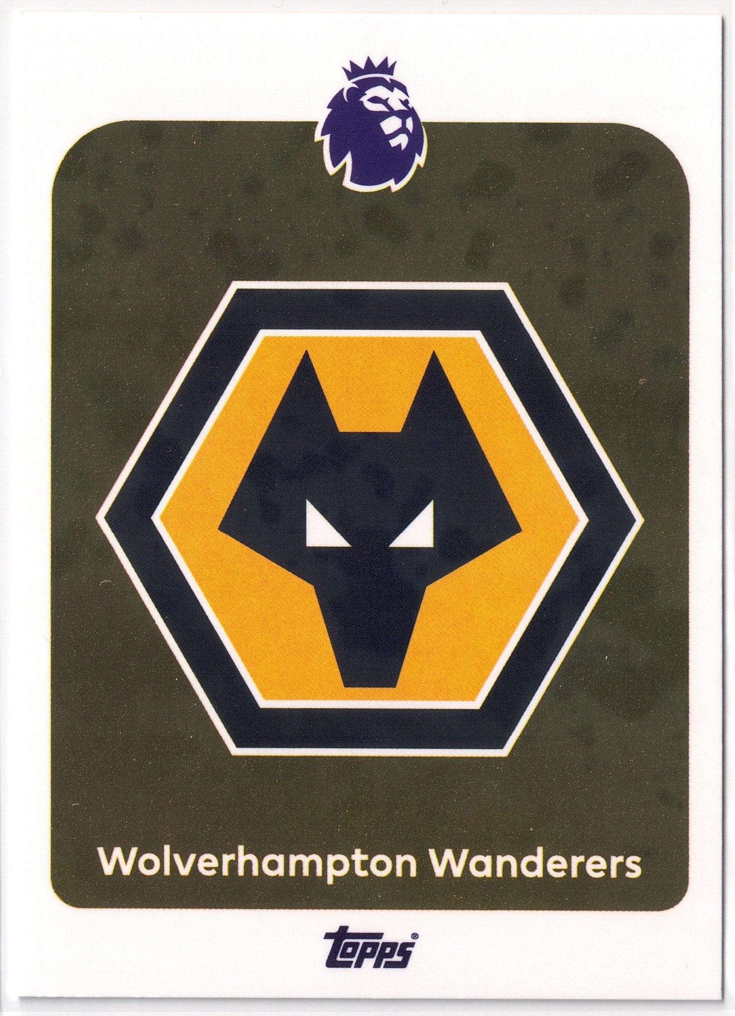 2025-26 Topps Premier League #289 Wolverhampton Logo