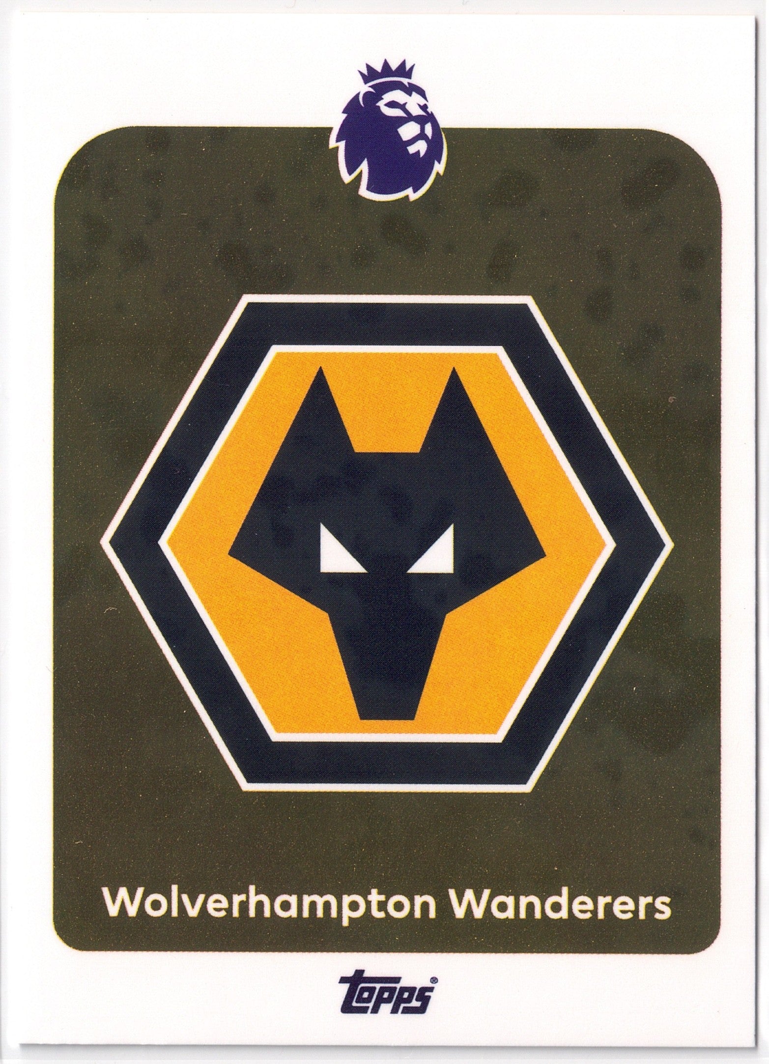2025-26 Topps Premier League #289 Wolverhampton Logo