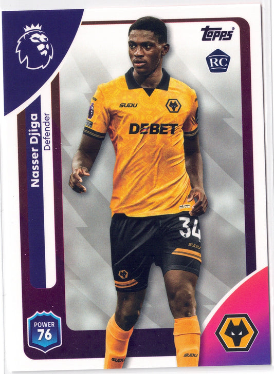 2025-26 Topps Premier League #292 Nasser Djiga RC