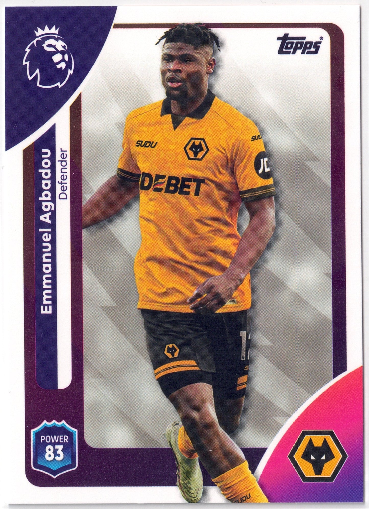 2025-26 Topps Premier League #293 Emmanuel Agbadou