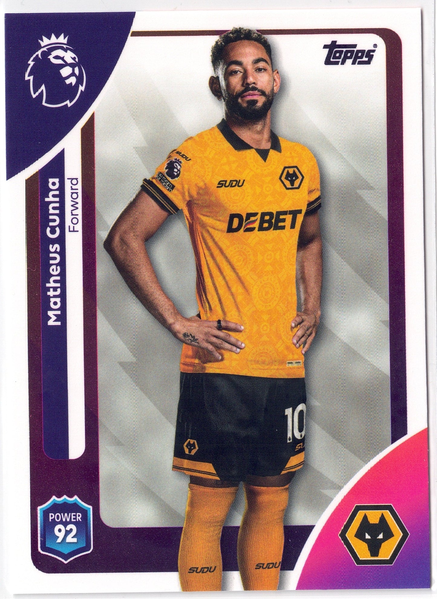 2025-26 Topps Premier League #303 Matheus Cunha