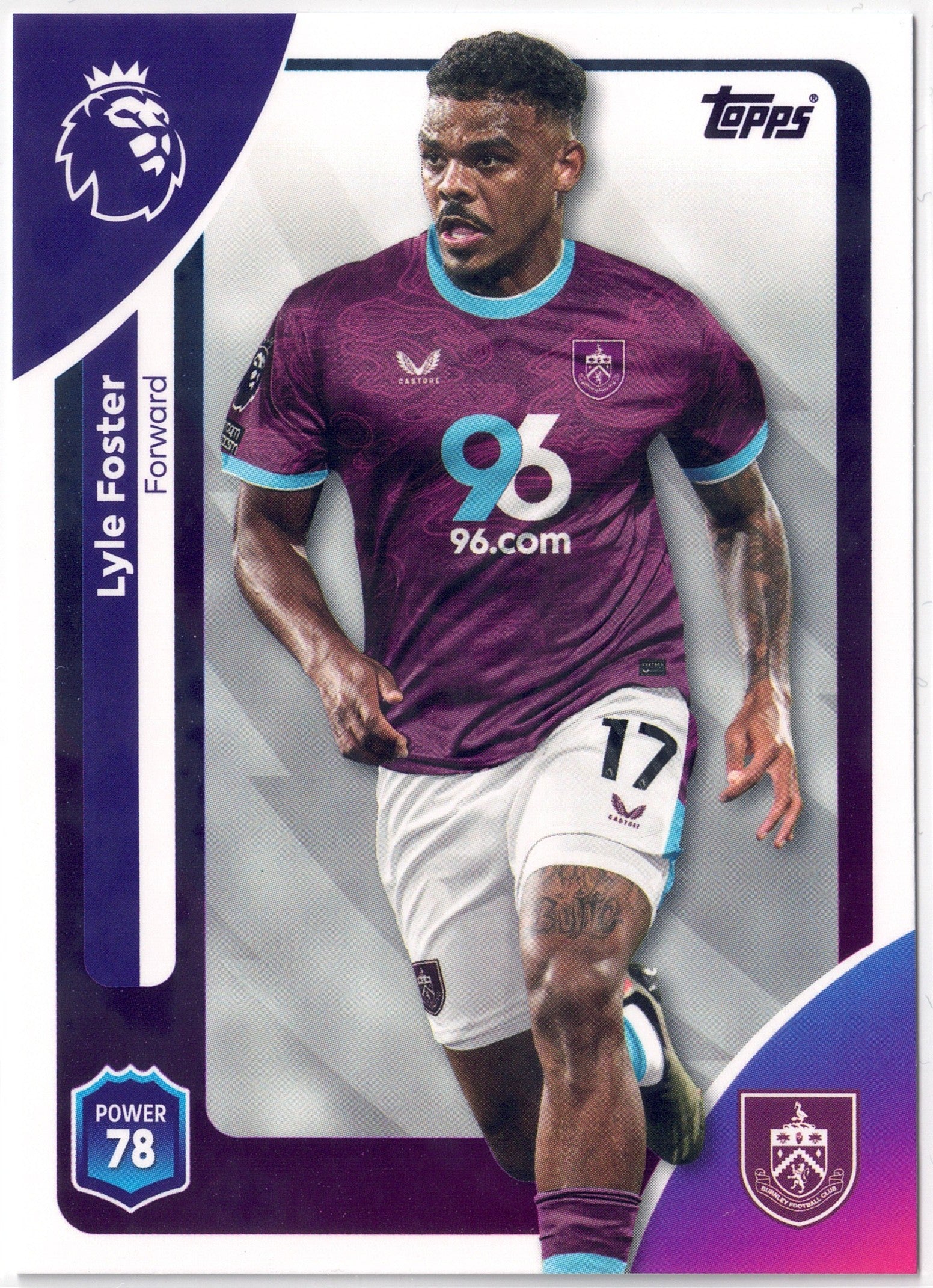 2025-26 Topps Premier League #318 Lyle Foster