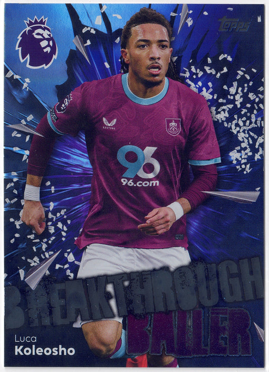 2025-26 Topps Premier League #324 Luca Koleosho Breakthrough Baller