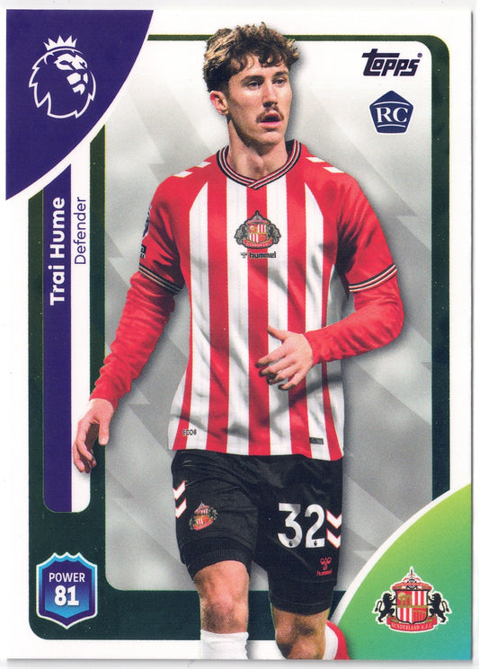 2025-26 Topps Premier League #345 Trai Hume RC