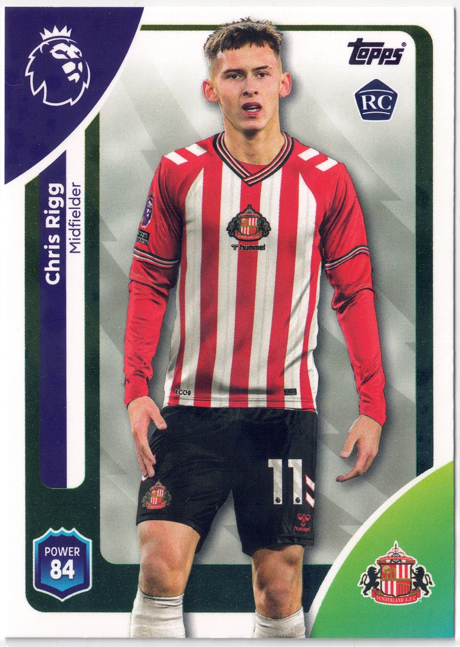 2025-26 Topps Premier League #349 Chris Rigg RC