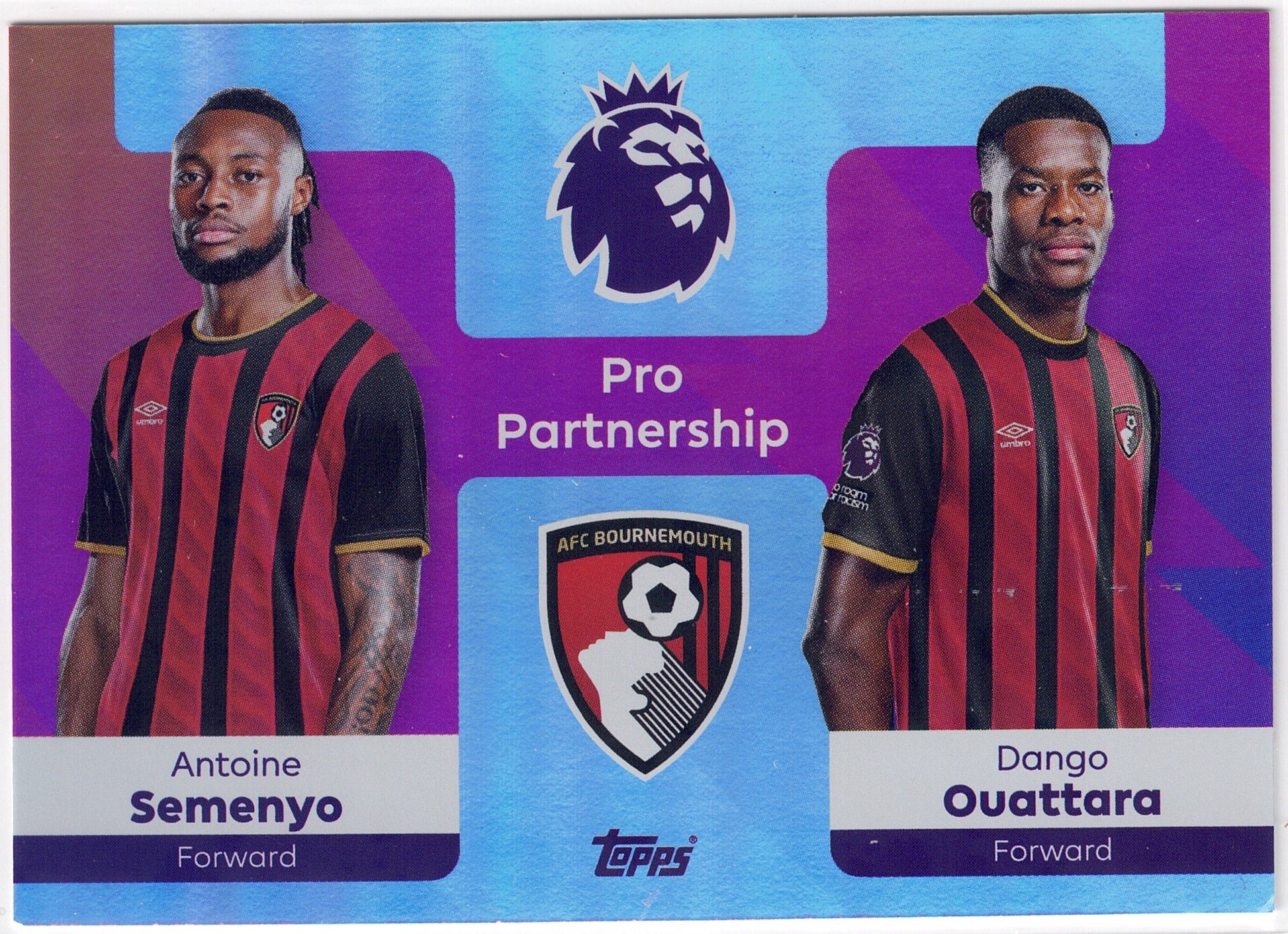 2025-26 Topps Premier League #363 Semenyo & Ouattara Pro Partnership