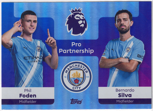 2025-26 Topps Premier League #372 Foden & Silva Pro Partnership