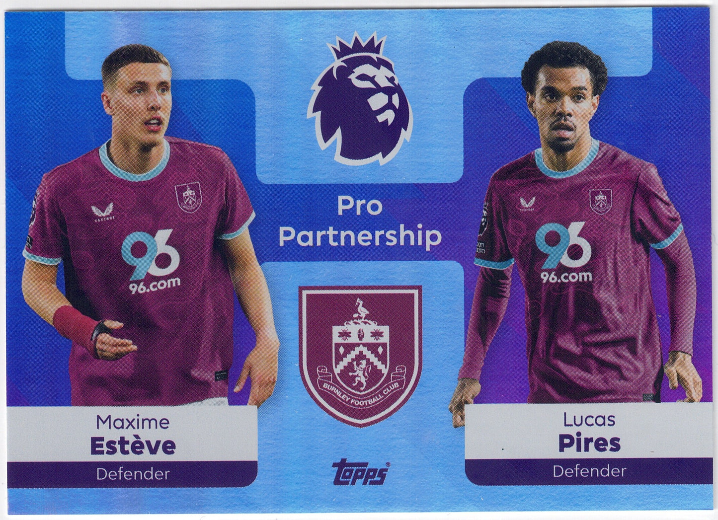2025-26 Topps Premier League #379 Esteve & Pires Pro Partnership