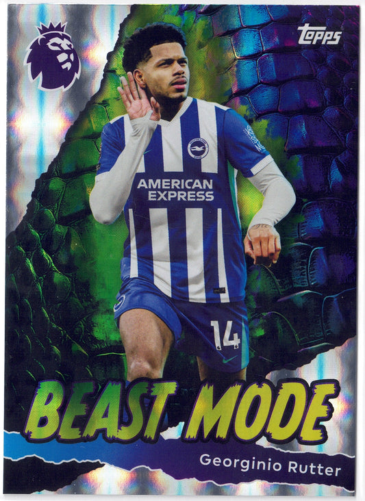 2025-26 Topps Premier League #425 Georginio Rutter Beast Mode