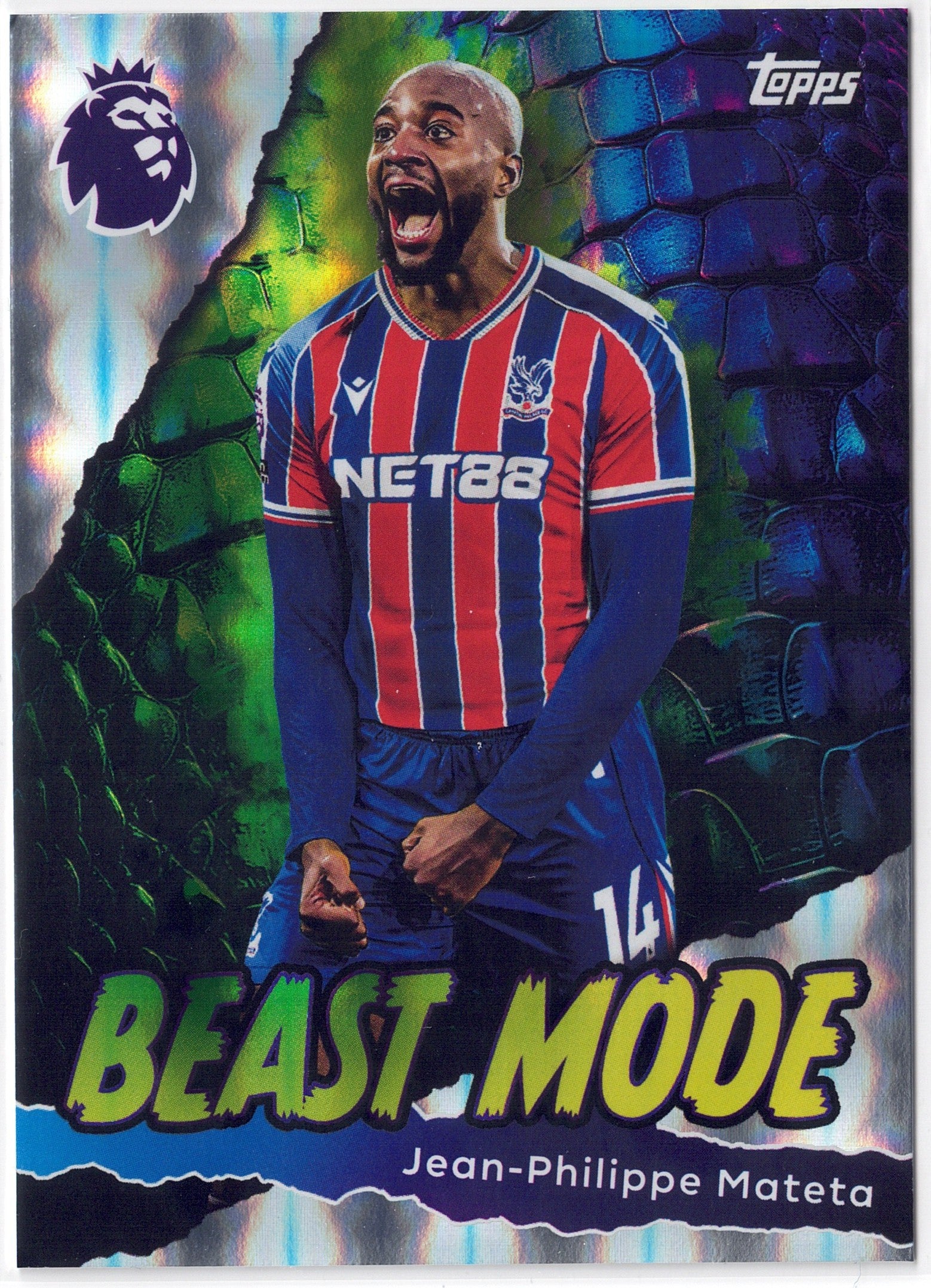 2025-26 Topps Premier League #427 Jean-Philippe Mateta Beast Mode