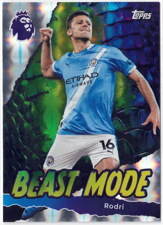 2025-26 Topps Premier League #431 Rodri Beast Mode