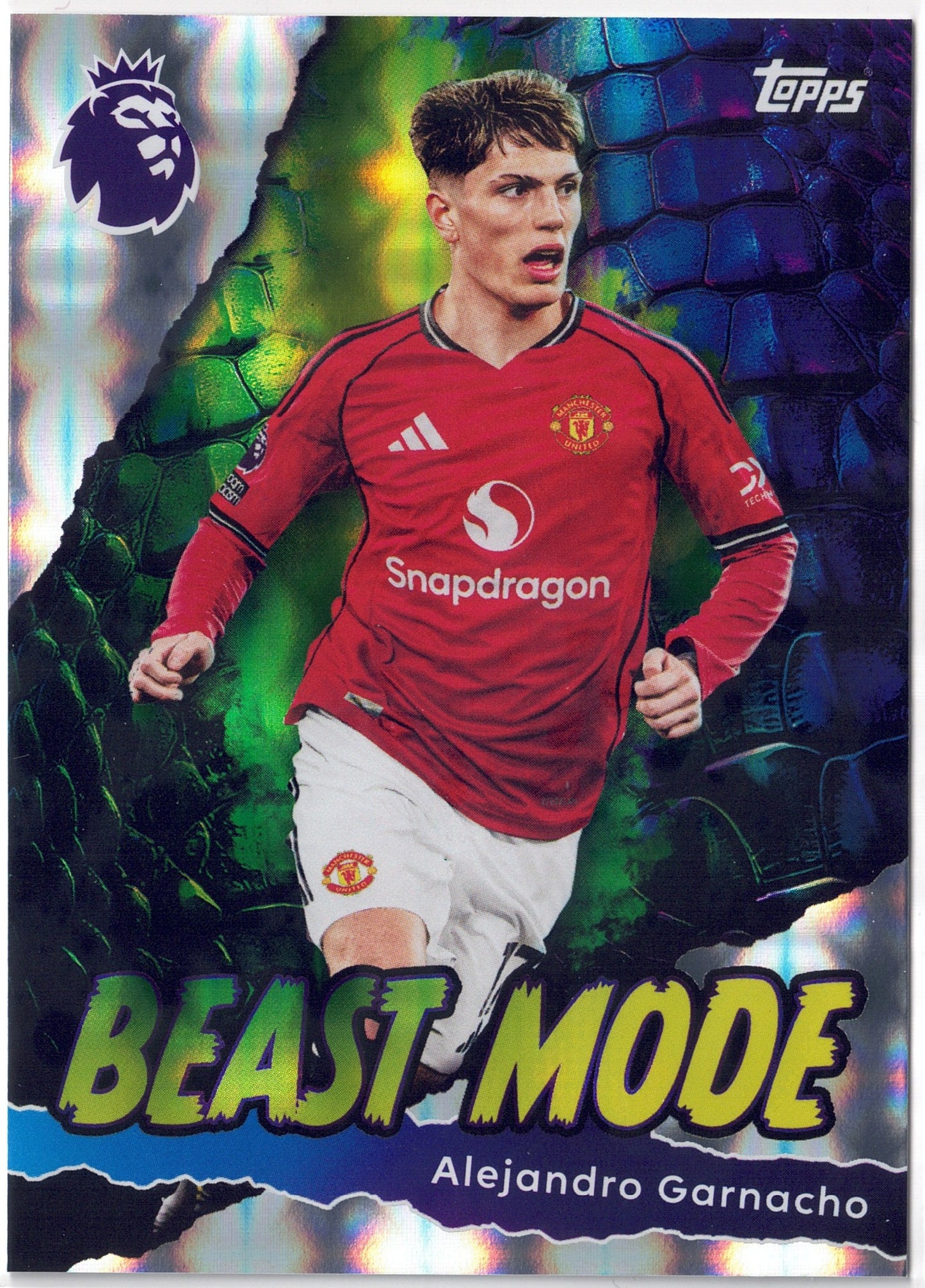 2025-26 Topps Premier League #432 Alejandro Garnacho Beast Mode