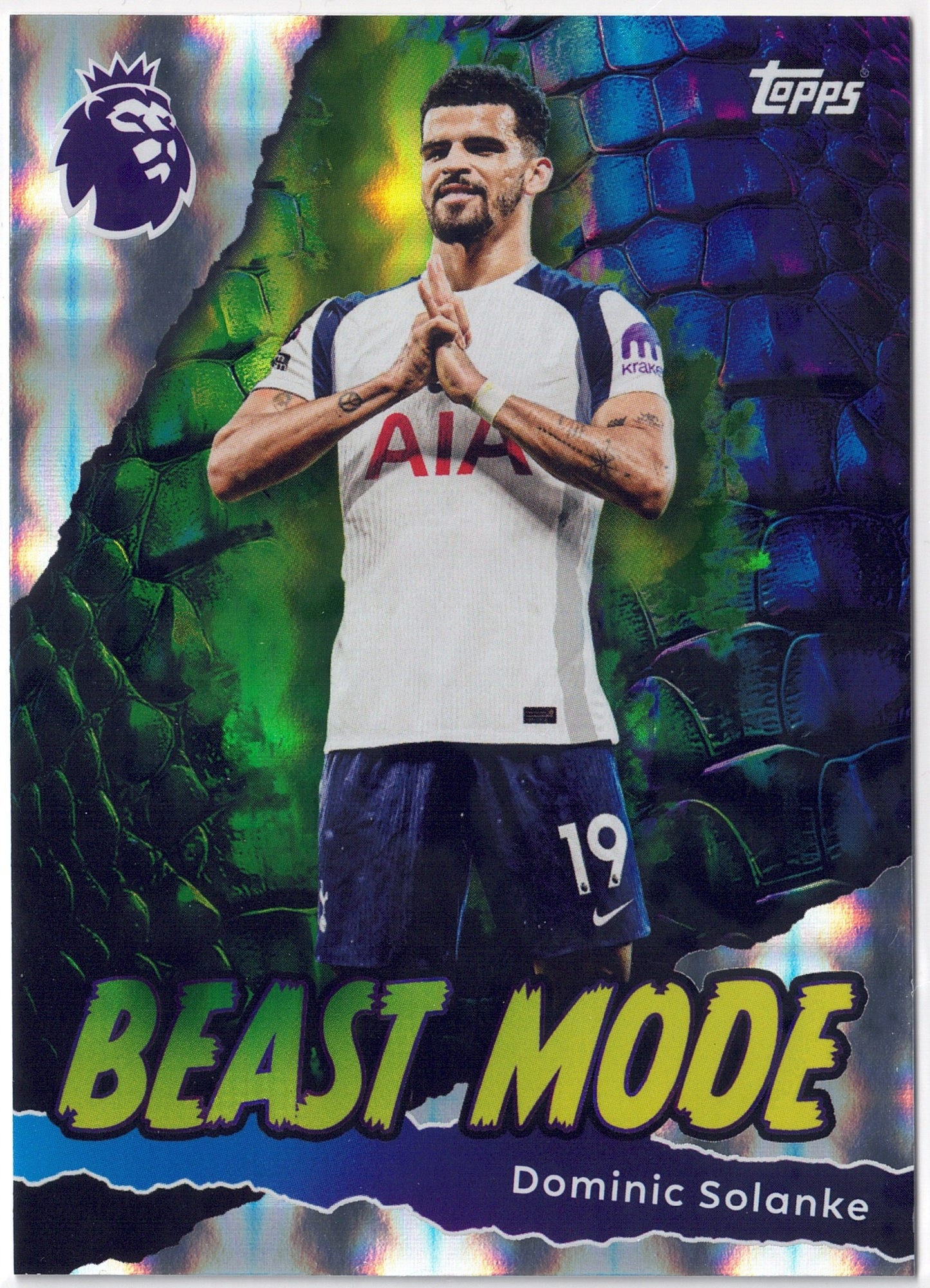 2025-26 Topps Premier League #436 Dominic Solanke Beast Mode