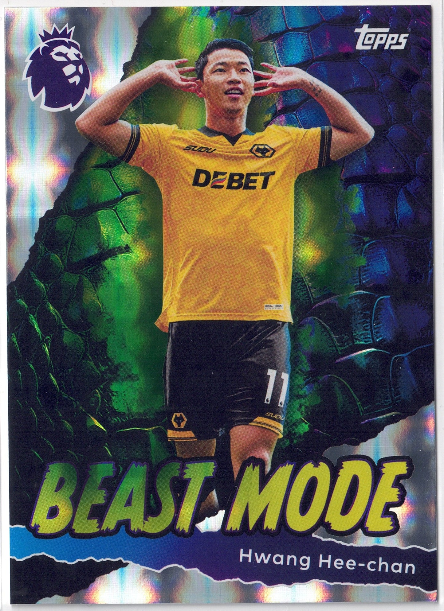 2025-26 Topps Premier League #438 Hwang Hee-chan Beast Mode