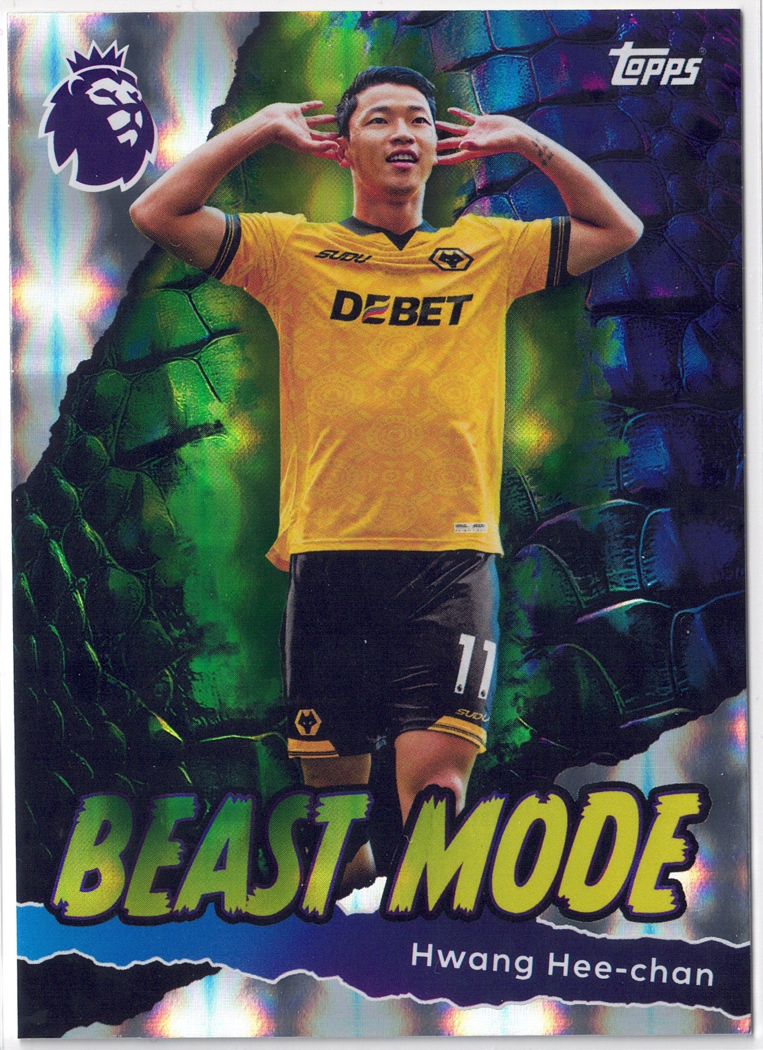 2025-26 Topps Premier League #438 Hwang Hee-chan Beast Mode