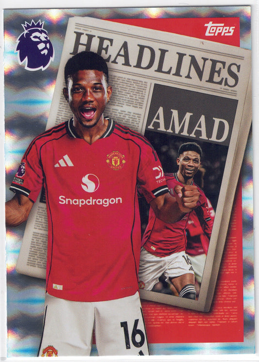2025-26 Topps Premier League #448 Amad Headlines