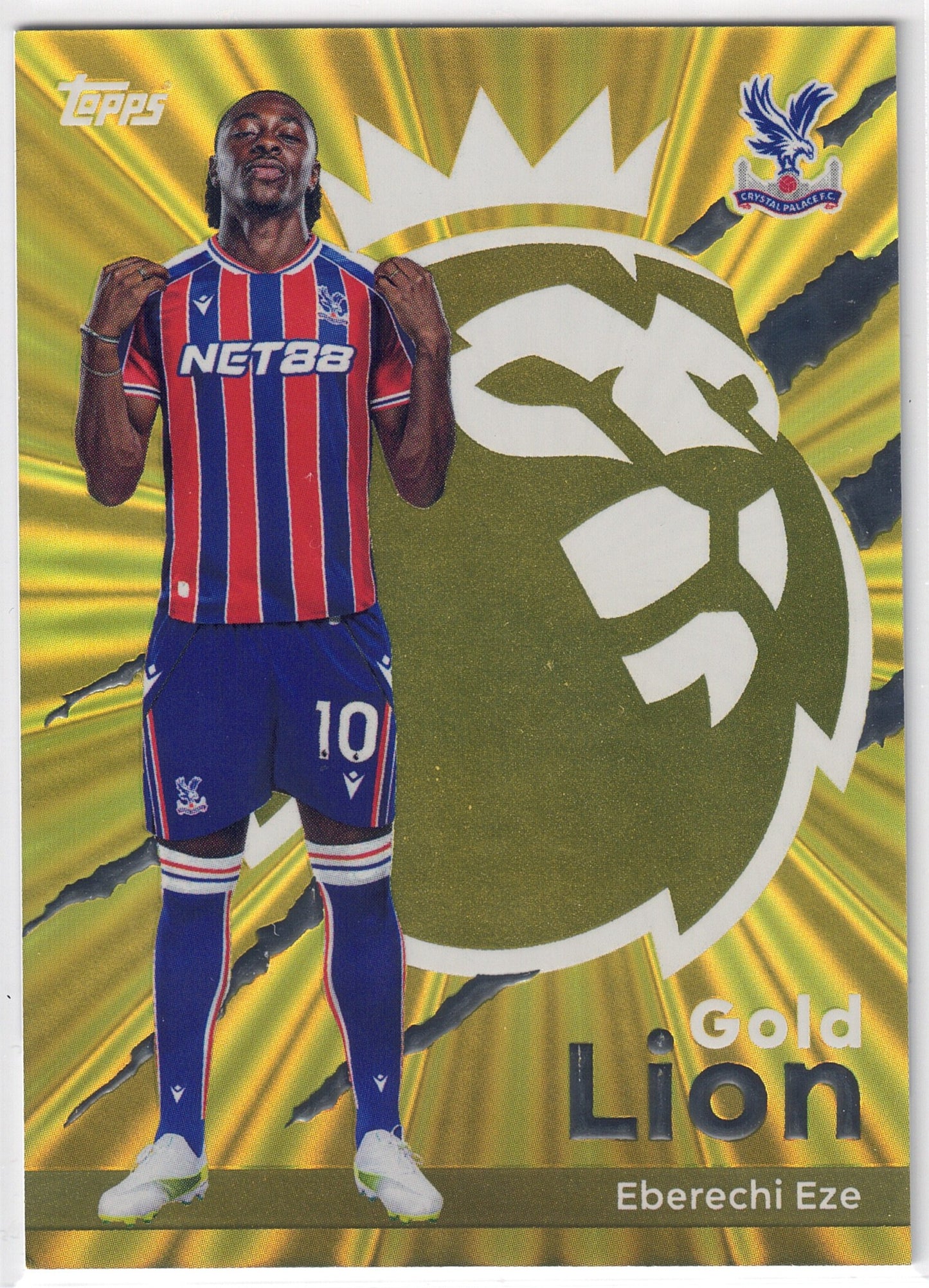 2025-26 Topps Premier League #GL08 Eberechi Eze Gold Lion