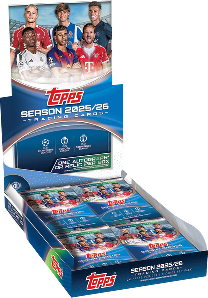 2025-26 Topps UCC Hobby Box-white