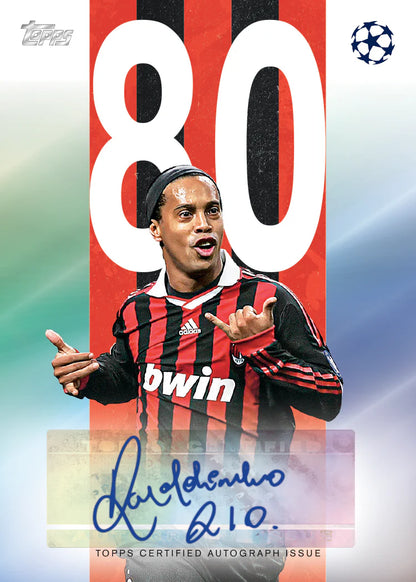 2025-26 Topps UCC Ronaldinho auto