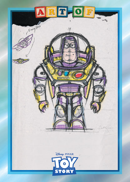 2025 Topps 30 Years of Toy Story Buzz sketch