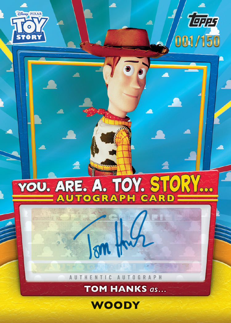 2025 Topps 30 Years of Toy Story Woody auto