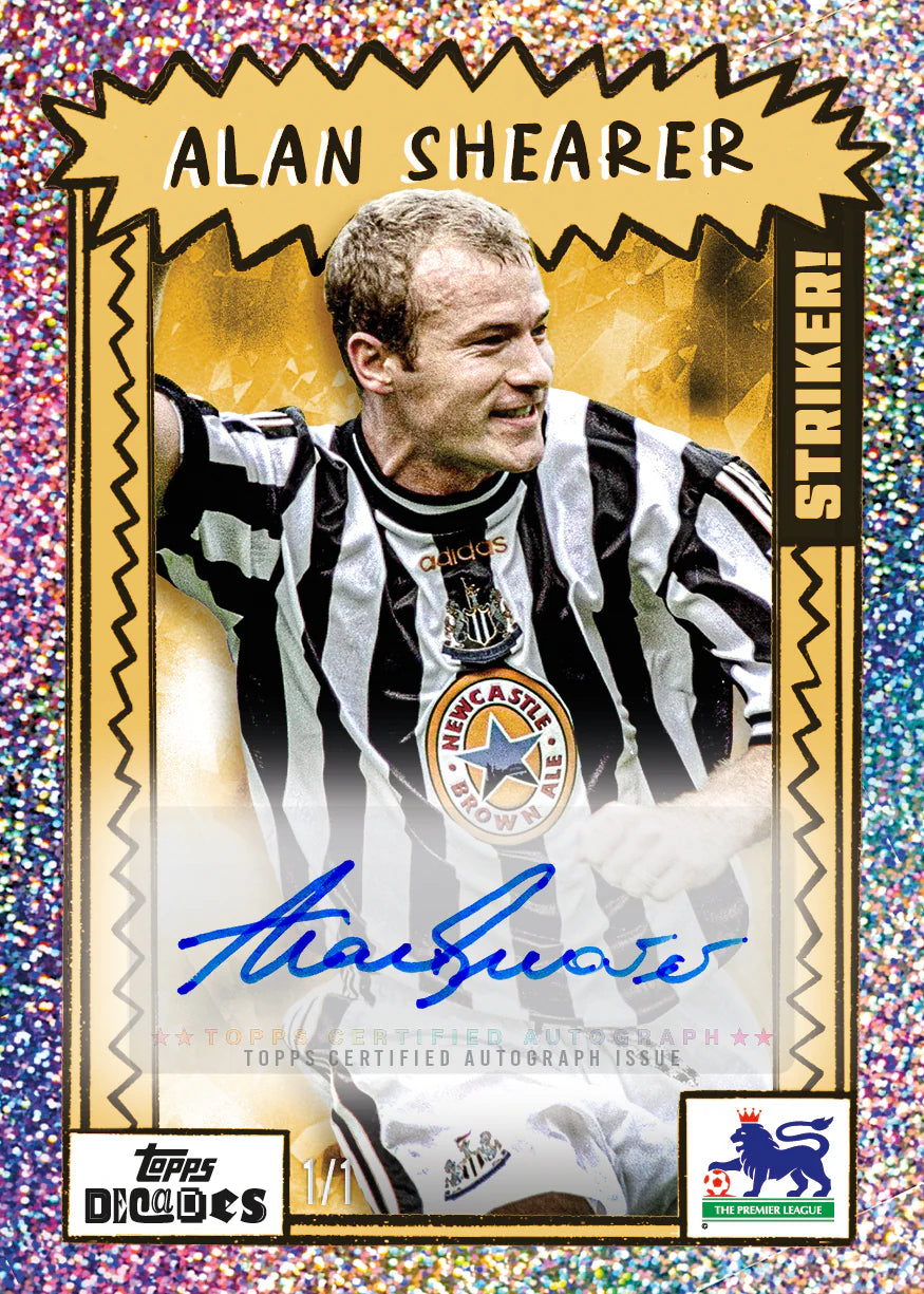 2025 Topps Decades PL - 90's Edition Alan Shearer auto