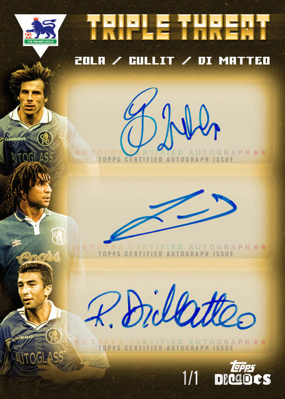 2025 Topps Decades PL - 90's Edition Zola Gullit Di Matteo auto