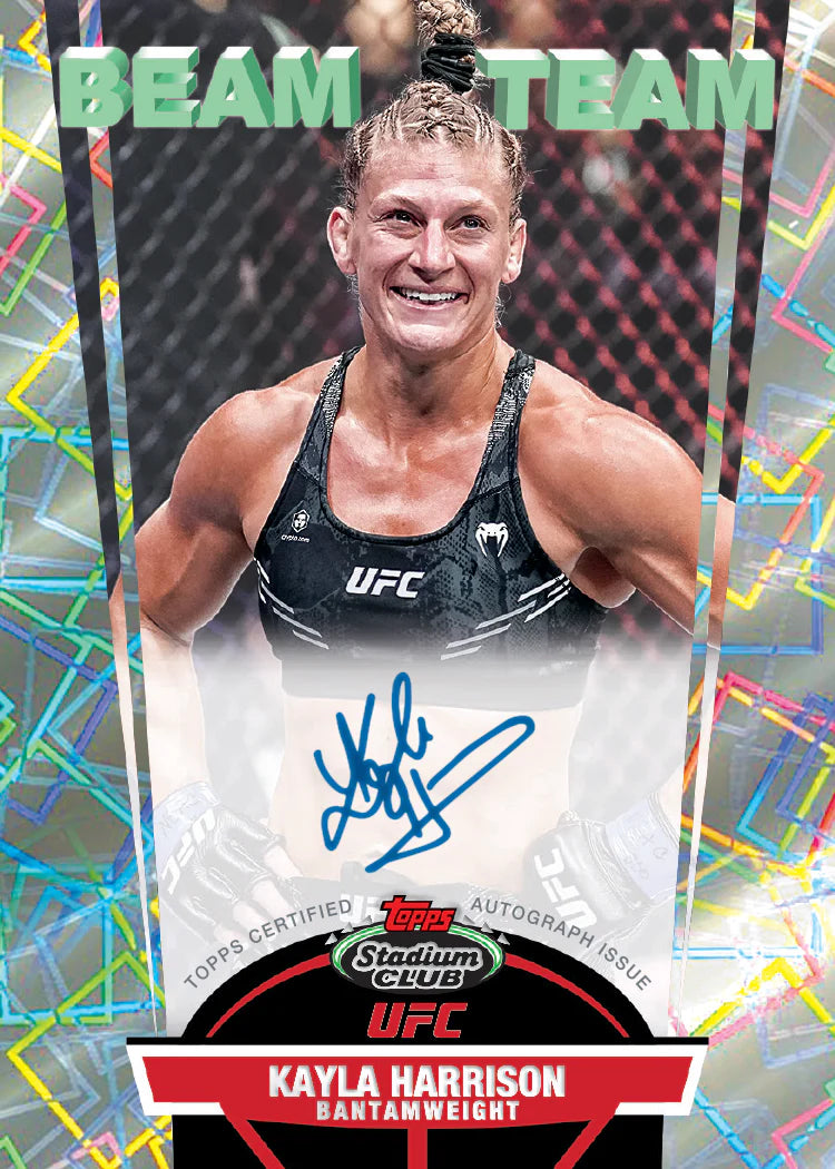 2025 Topps Stadium Club UFC Kayla Harrison auto