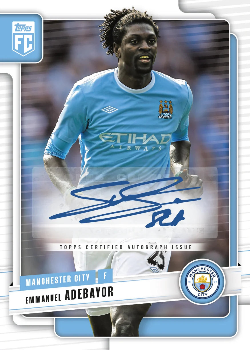 2026-27 Topps Collector Tin Manchester City Emmanuel Adebayor