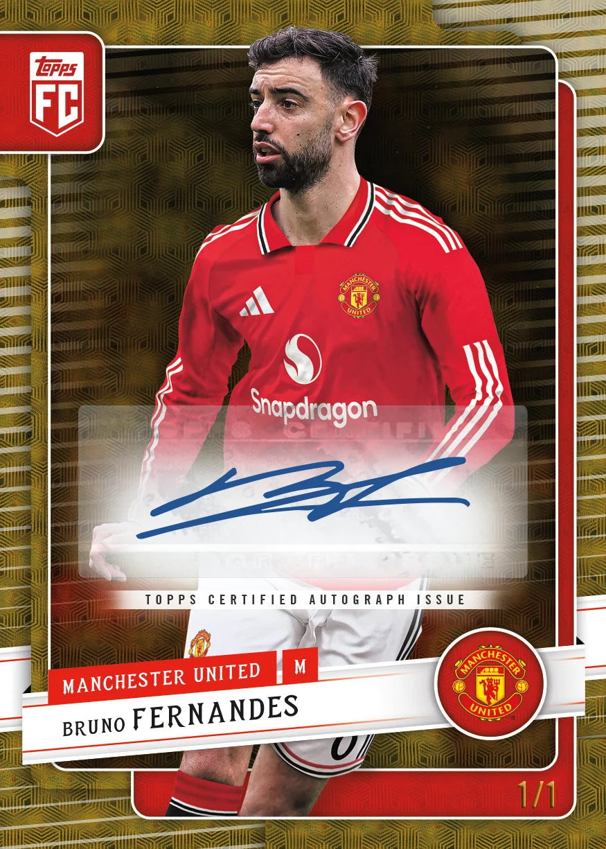2026-27 Topps Collector Tin Manchester United Bruno Fernandes