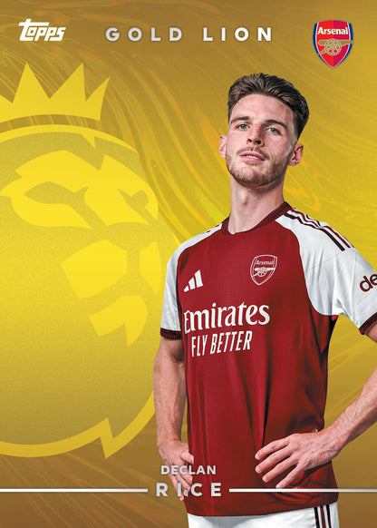 2026-27 Topps Premier League Declan Rice Gold Lion