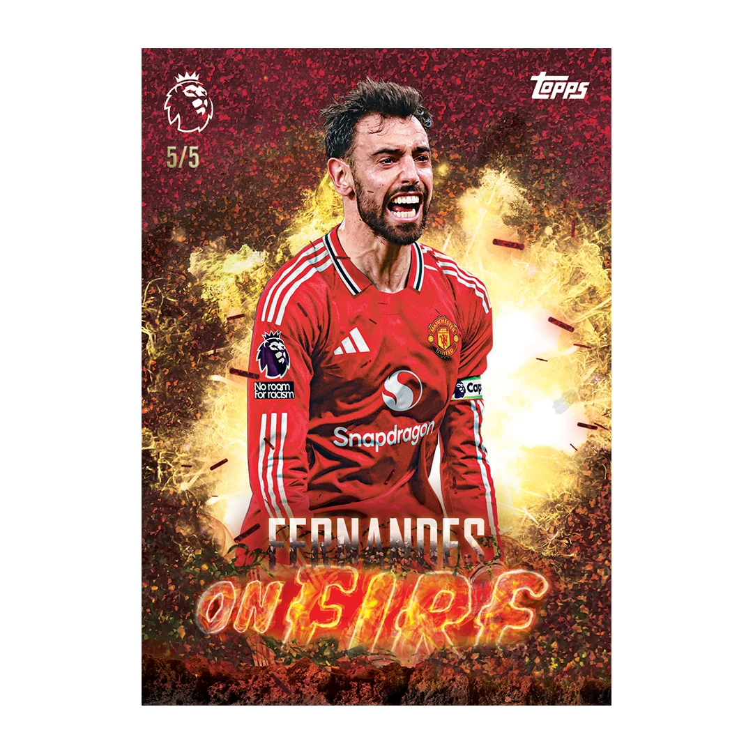 2026-27 Topps Premier League Fernandes On Fire
