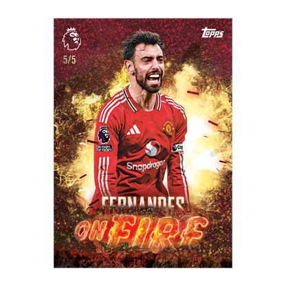 2026-27 Topps Premier League Fernandes On Fire
