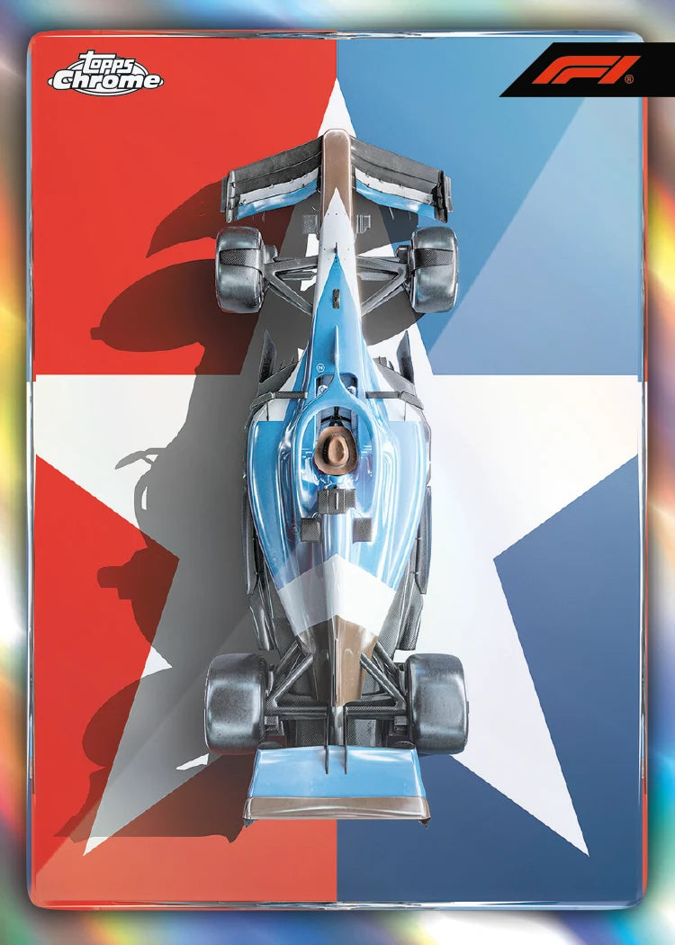 2026 Topps Chrome Formula 1 Red White Blue