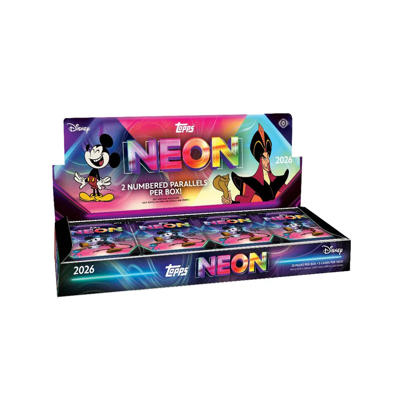 2026 Topps Disney Neon Hobby Box alt